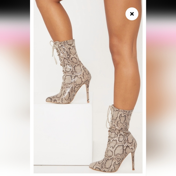 🌟HOST PICK🌟NWT Fashion Nova Shine Bright Booties - Picture 4 of 9